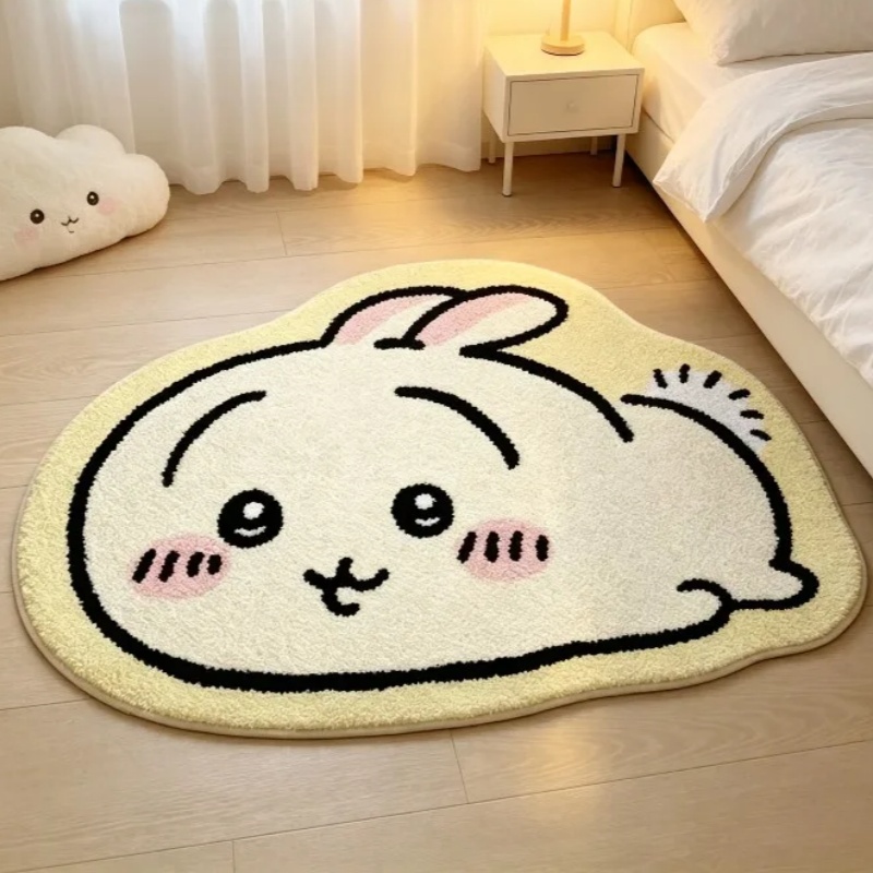 Car Floor Mat - 치이카와 만화 러그 애니메이션 하치와레 우사기