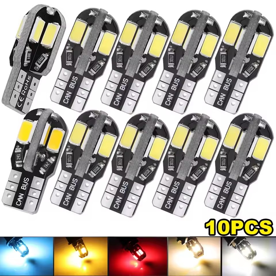 Car Led Light - 20개/10개 세트 차량용 실내 전구 W5W