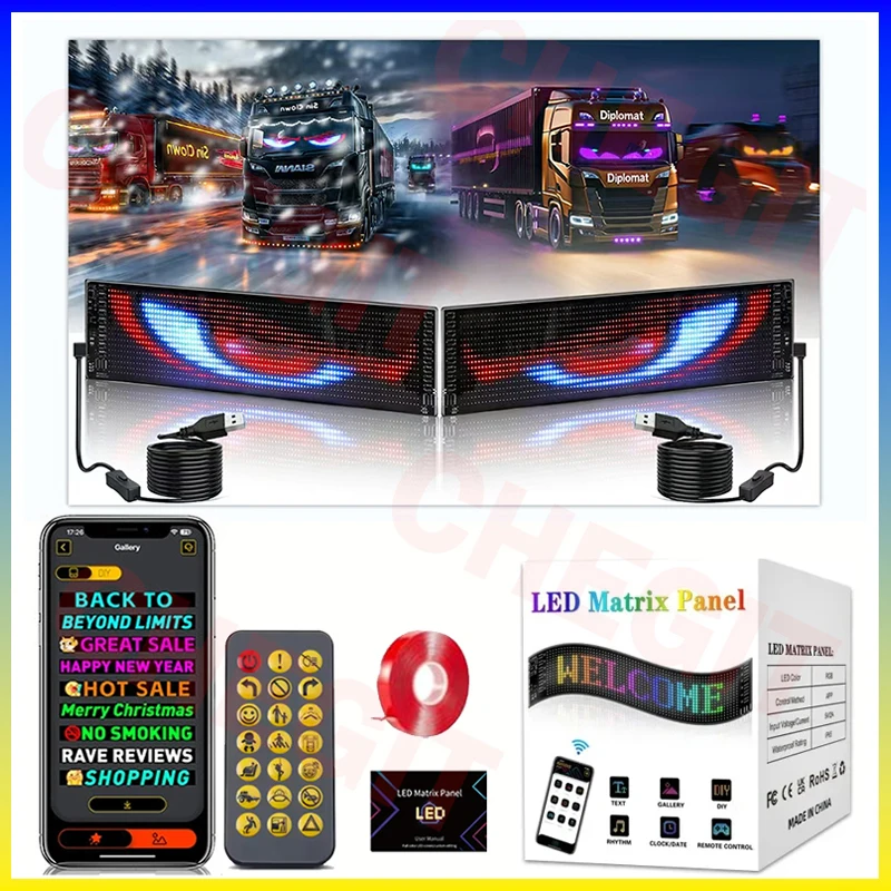 Car Led Light - LED 디스플레이 트럭 아이 자동차 사인