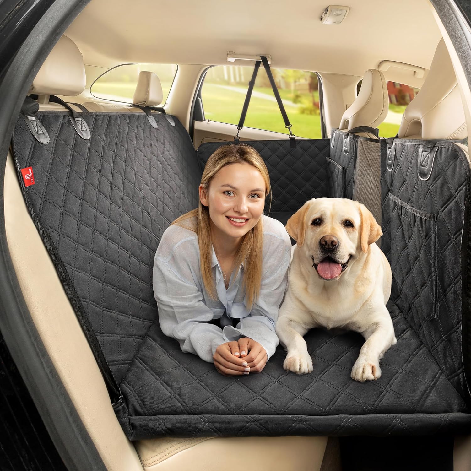 Car Seat Cover - 대형견용 차량 시트 커버, 내구성이 뛰어난