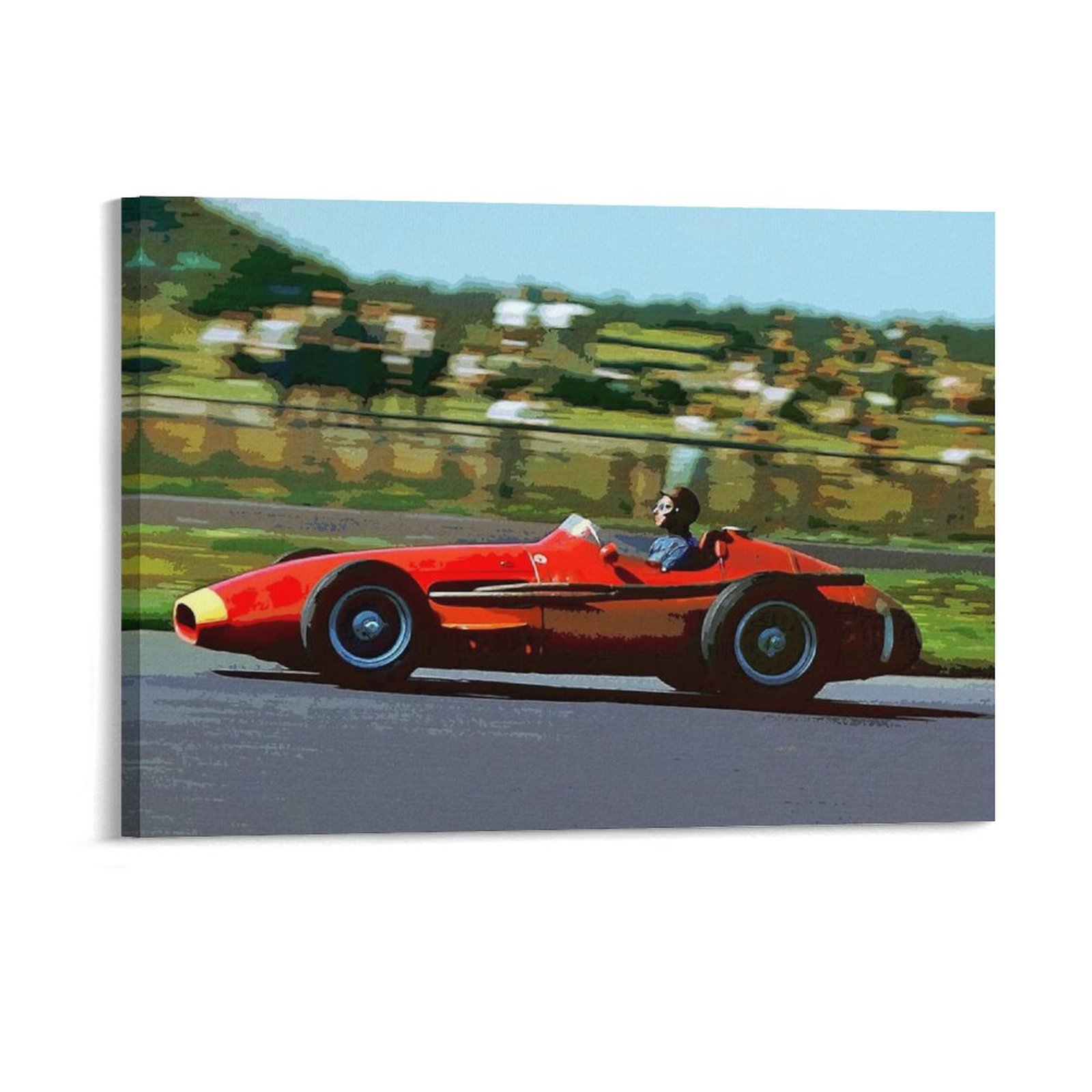 Car Mirror - Juan Manuel Fangio Racing 그의 1957년