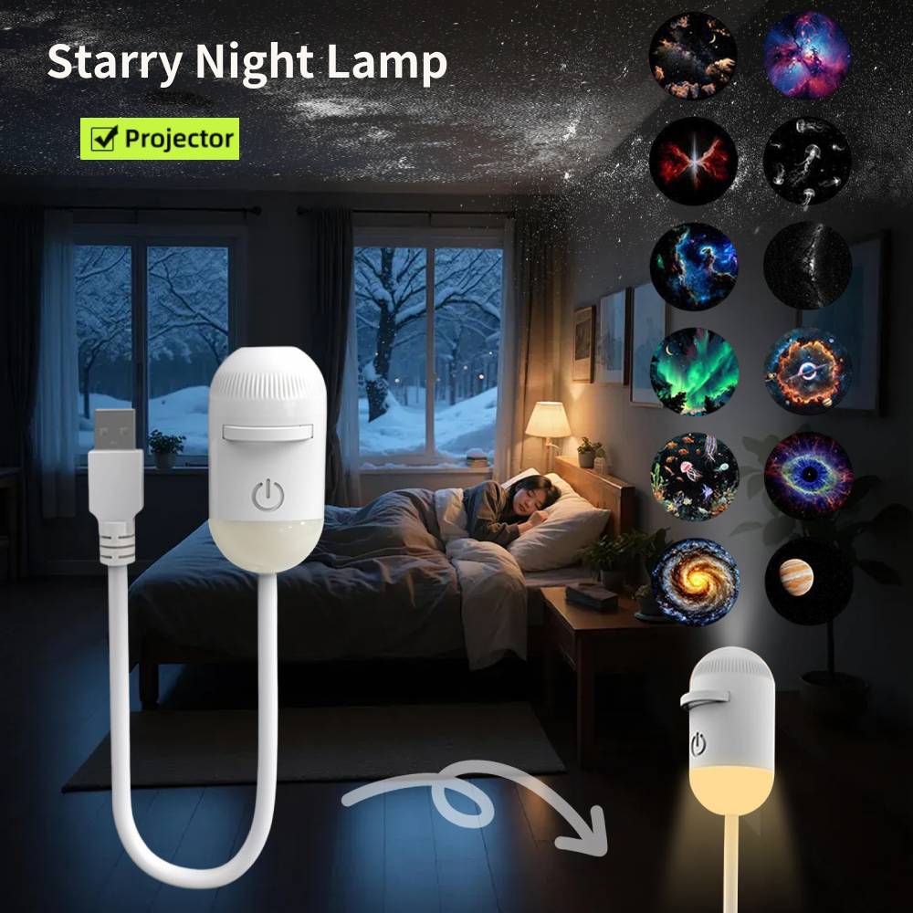 Car Led Light - 미니 갤럭시 스타 프로젝터 야간 조명