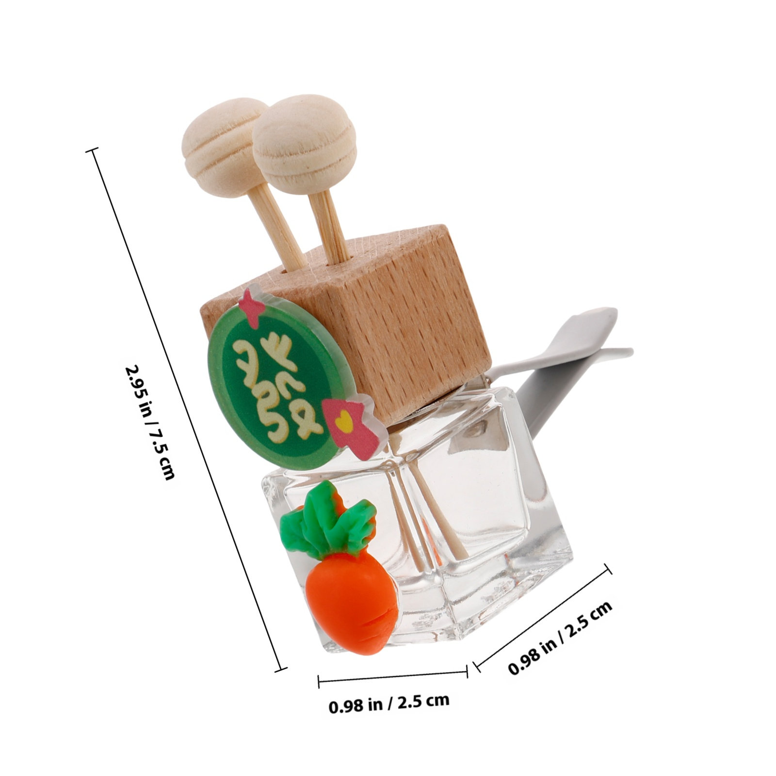 2개입 차량용 에센셜 오일 디퓨저, 유리병, 재사용 가 - Car Air Freshener 리뷰 및 가격