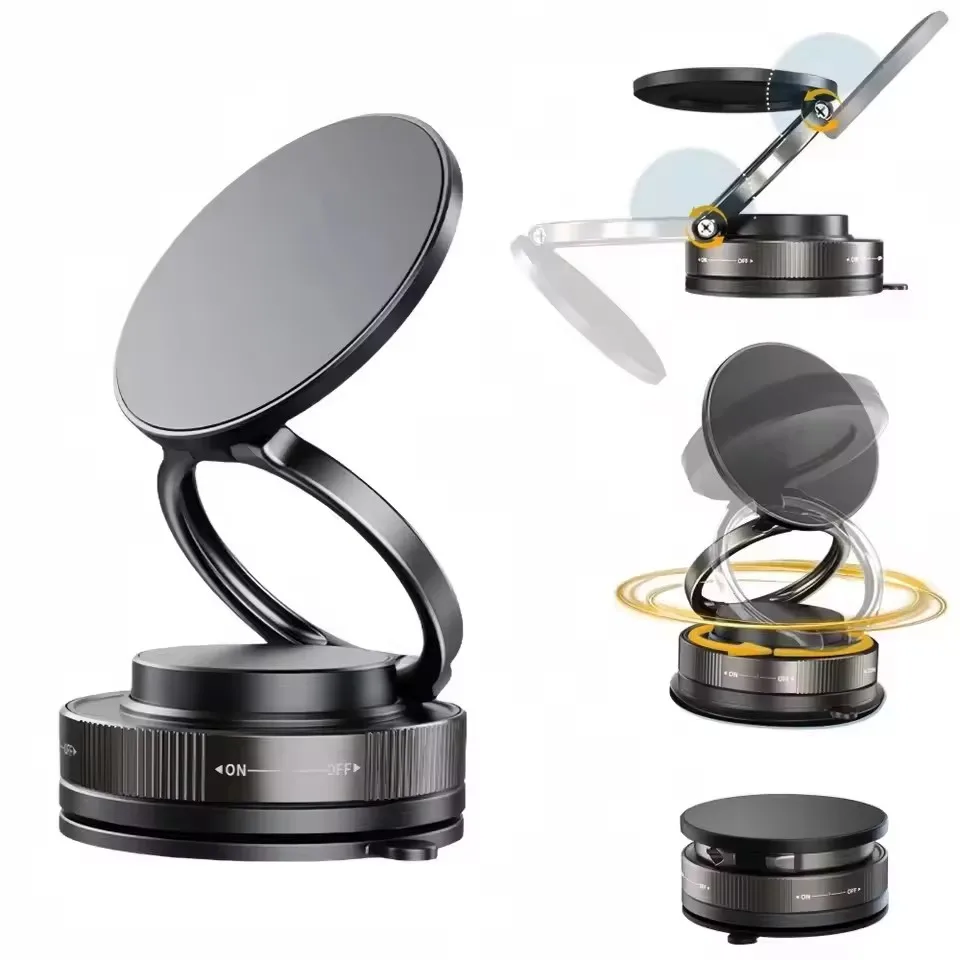 업그레이드된 360 ° 진공 흡착식 자석 휴대폰 거치대 - Car Vacuum 리뷰 및 가격