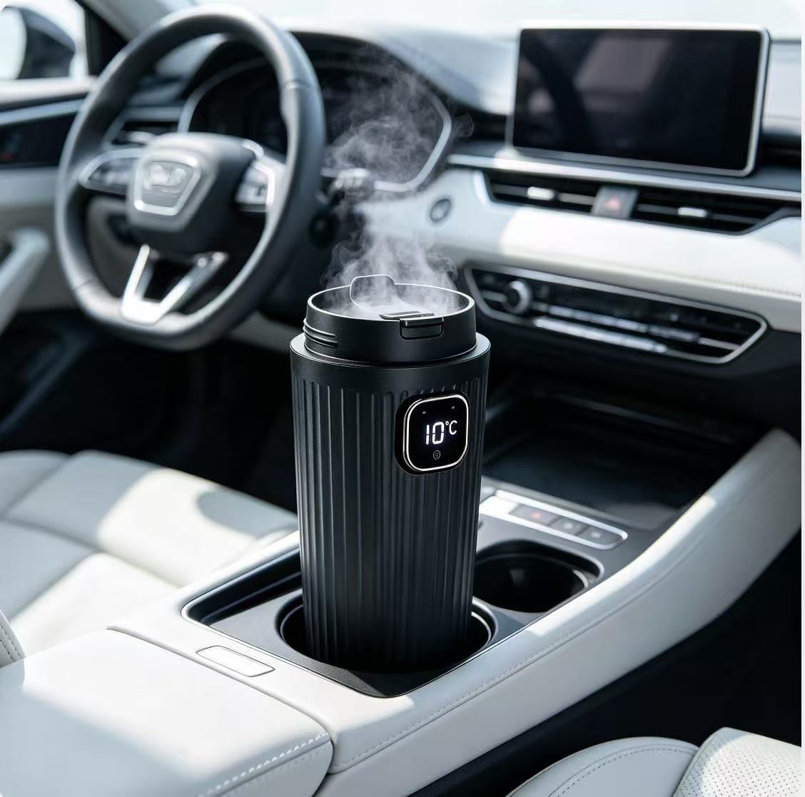 휴대용 차량용 컵형 가습기, 디지털 초음파 미스트 발생 - Car Air Freshener 리뷰 및 가격