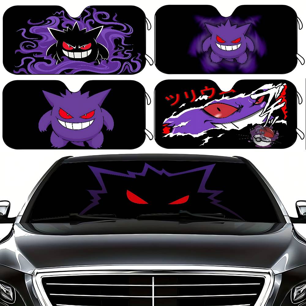 애니메이션 귀여운 G-Gengar 스타일리쉬하고 트렌디 - Windshield Sun Shade 리뷰 및 가격