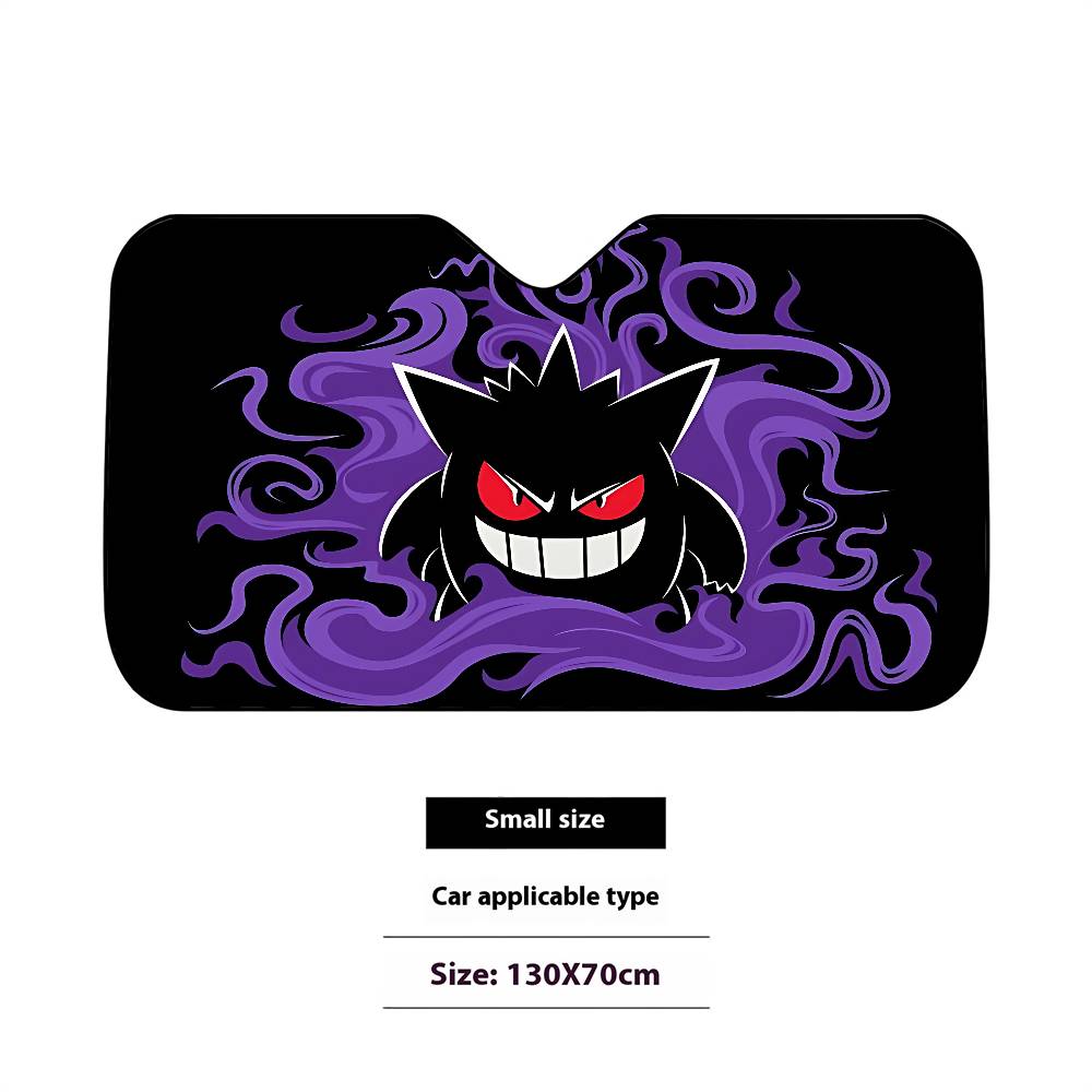 애니메이션 귀여운 G-Gengar 스타일리쉬하고 트렌디 - Windshield Sun Shade 리뷰 및 가격