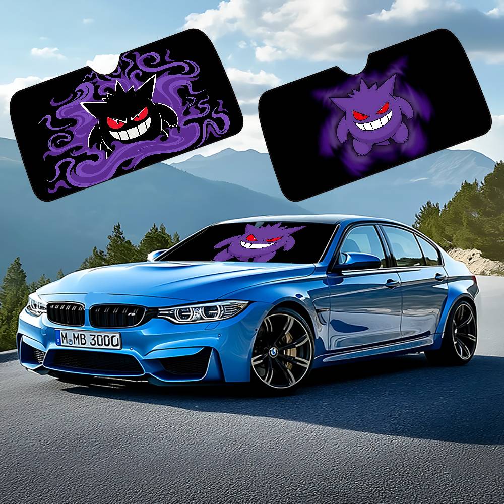 애니메이션 귀여운 G-Gengar 스타일리쉬하고 트렌디 - Windshield Sun Shade 리뷰 및 가격
