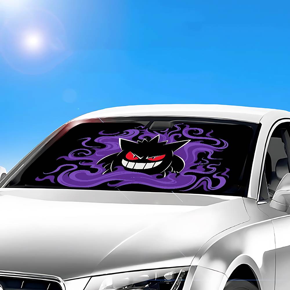 애니메이션 귀여운 G-Gengar 스타일리쉬하고 트렌디 - Windshield Sun Shade 리뷰 및 가격