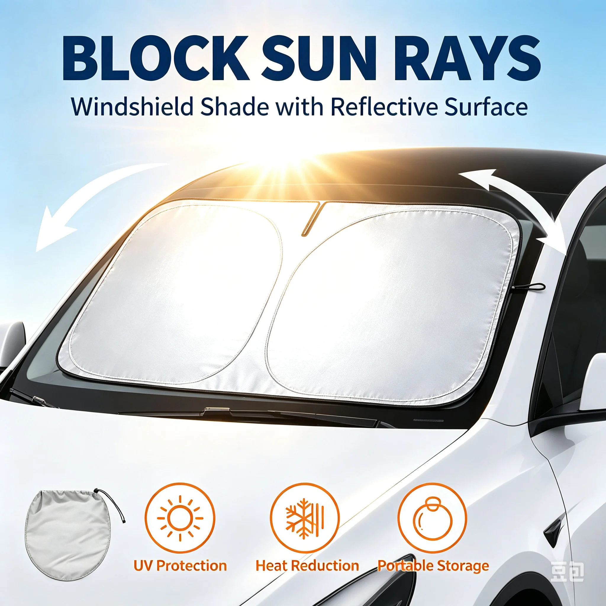 차량용 햇빛 가리개 앞유리 차양막 열 차단 여름 쿨링  - Windshield Sun Shade 리뷰 및 가격