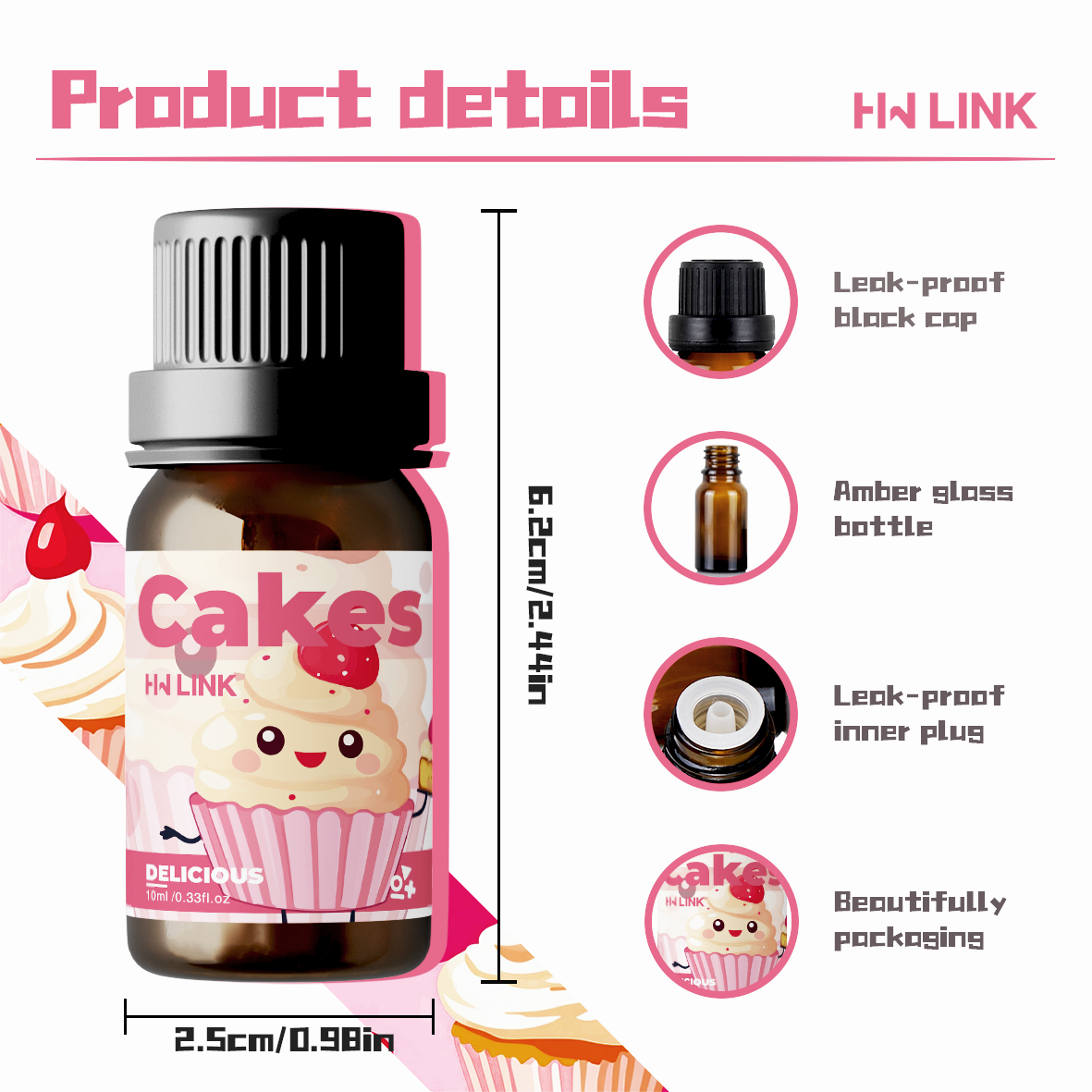 10ml 케이크 향 오일, 캔들 제작, 디퓨저, 가습기 - Car Air Freshener 리뷰 및 가격
