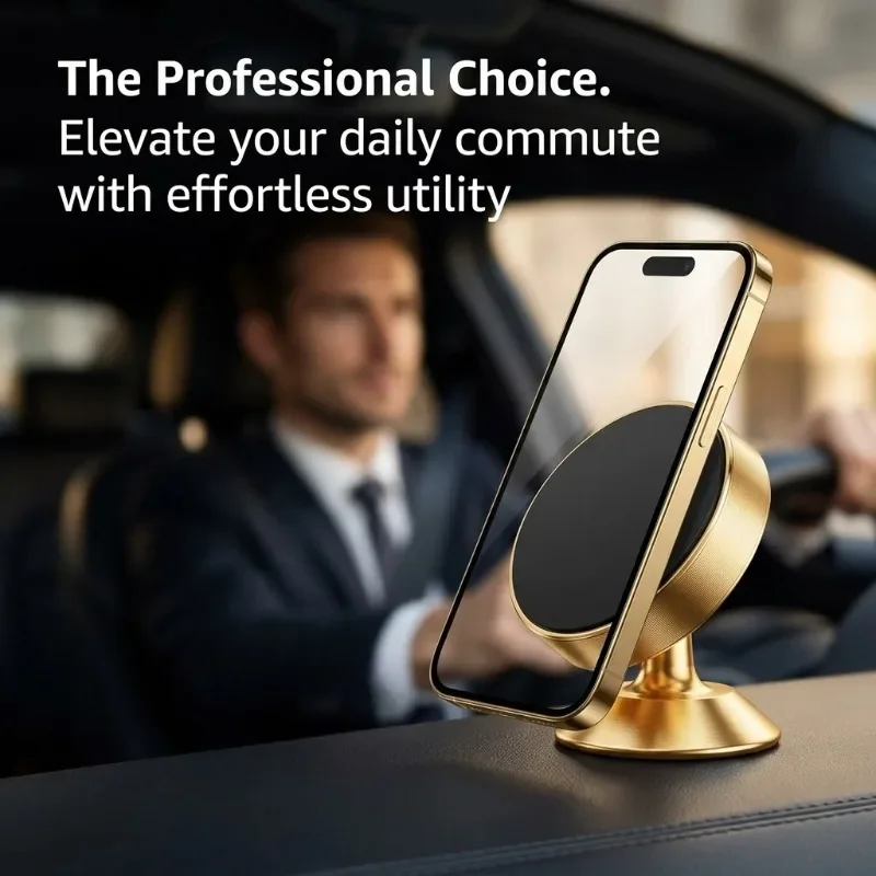 금속 재질의 자석 휴대폰 거치대, 미니 사이즈의 둥근  - Car Phone Holder 리뷰 및 가격
