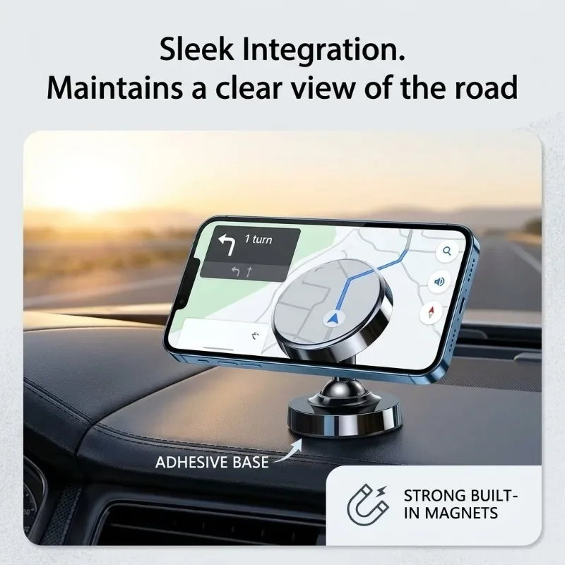 금속 재질의 자석 휴대폰 거치대, 미니 사이즈의 둥근  - Car Phone Holder 리뷰 및 가격